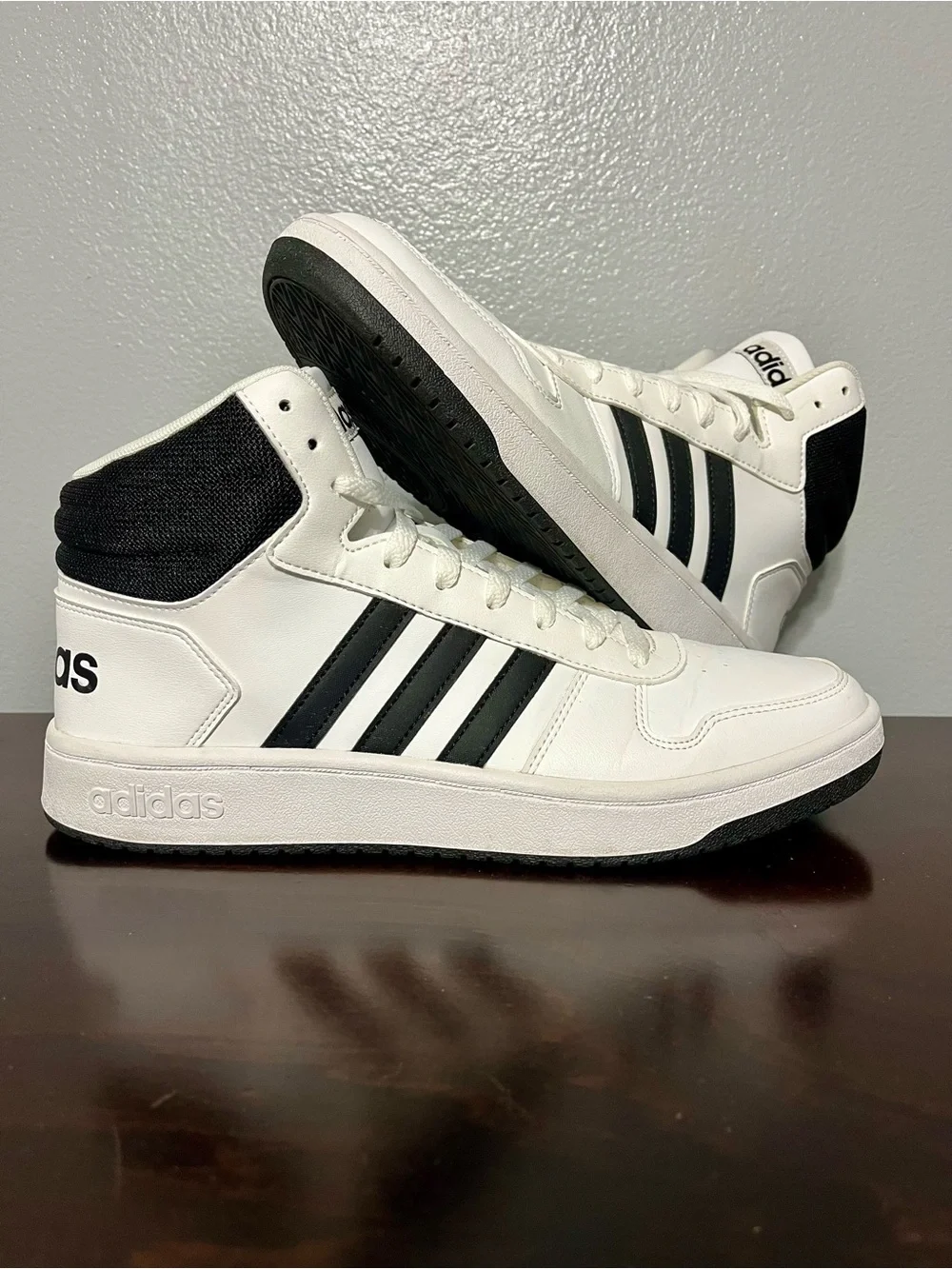 Adidas Men’s Hoops 2.0 Mid-Top Sneakers